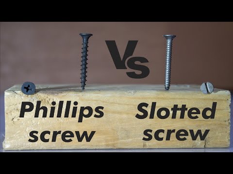 Which Screw is Best for Wood | Phillips Vs Slotted Screws