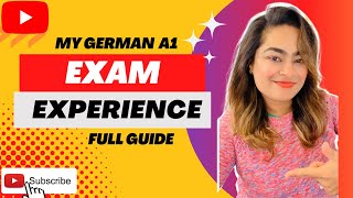My German A1 Exam Experience 2022 from Germany  | Deutsch A1 | How to prepare for German A1 ? screenshot 1