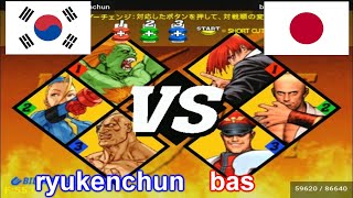 Capcom vs. SNK 2: Mark of the Millennium 2001 - ryukenchun vs bas