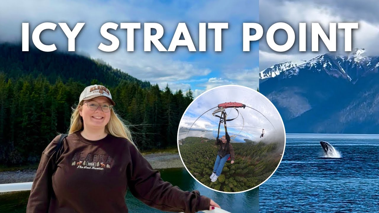 WHALE WATCHING & ZIP RIDER! 🐋 Exploring Icy Strait Point, Alaska