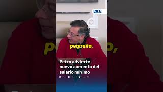 Petro plantea nuevo aumento del salario mínimo si el Banco de la República mantiene alza de tasas