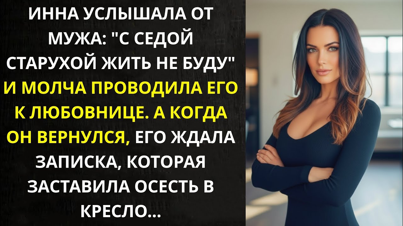«Поседела — стала старухой!», — сказал муж и ушёл  Но записка заставила его осесть в кресло…