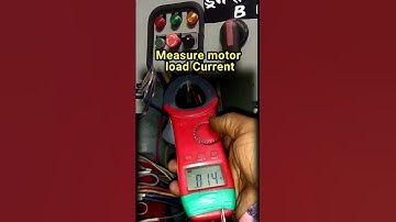 how to measure motor load current #electrical #shotrs
