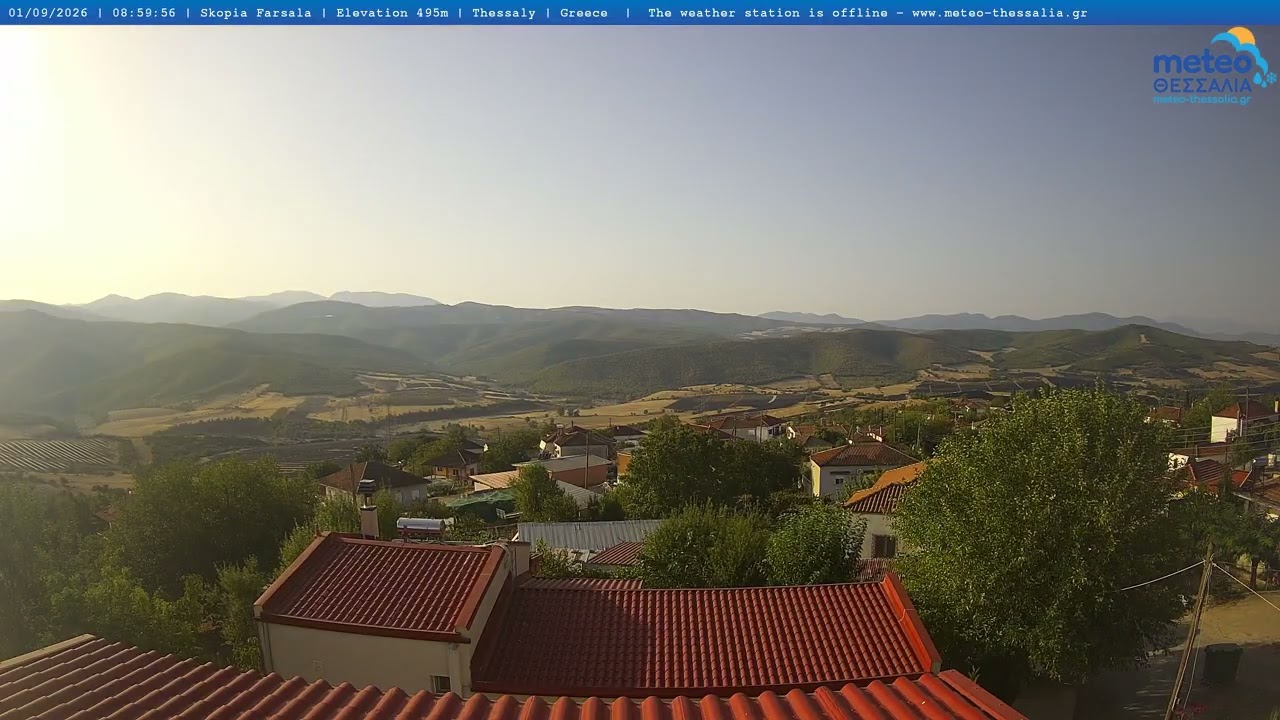 🌄 01-September-2026, Σκοπιά Φαρσάλων Timelapse, Timelapses.gr 🇬🇷