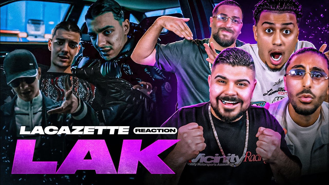 ICON 6 KÜNSTLER HÖRT DAS 1. MAL LACAZETTE 😱 LACAZETTE - LAK | Reaction mit Lezzart & Noah Amano