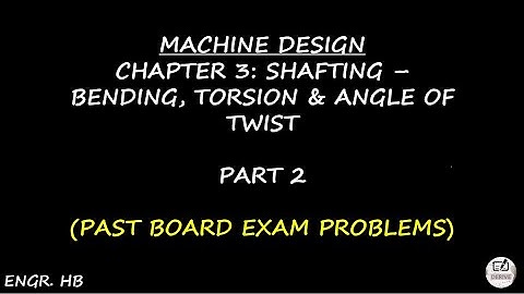 MACHINE DESIGN: PAST BOARD EXAM PROBLEMS CHAPTER 3 - SHAFTING PART 2
