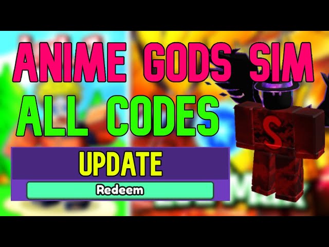 NEW CODES* [🎉1M+🍀x2] Anime Gods Simulator ROBLOX, ALL CODES