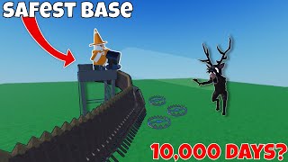 I BUILT A BASE THAT CAN SURVIVE 10,000 DAYS IN 99 NIGHTS IN THE FOREST 😱
