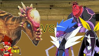 恐竜キング 】パキケファロサウルス 新たな敵登場！(NewEnemyAppears