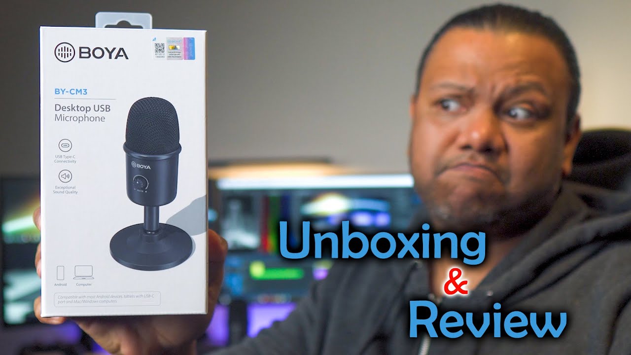 BOYA BYCM3 USB Microphone I Unboxing & Review YouTube