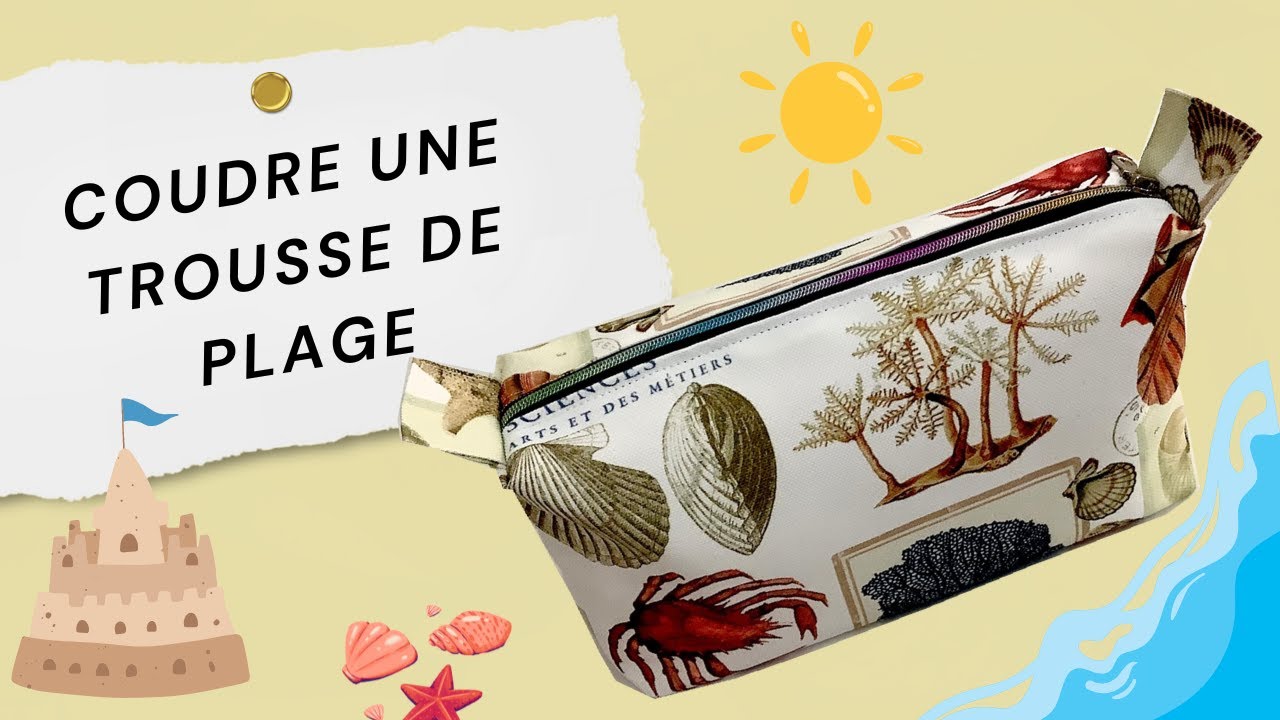 Trousse De Plage Miss Mora Mora - Modèle New Jersey Tricolore - Parfaite Pour L'été