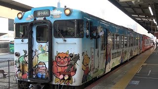 [60fps]JR西日本 吉備線 普通備中高松行 岡山駅 JRWest Kibi-line Okayama-sta.