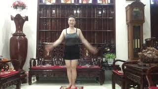 Xoay eo/Xay mỡ với Bàn Xoay Eo/Giảm mỡ bụng-eo thon (Nhạc Xuân 2022)