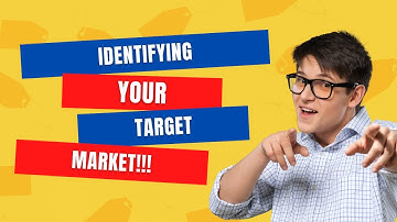 Identifying your target market is the foundation of any successful business
