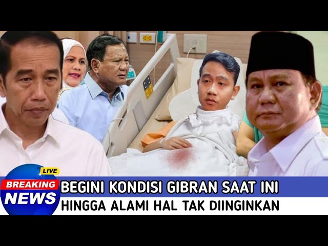 Tangisan Jokowi Pecah !! Melihat Kondisi Gibran Saat Ini, Prabowo Sibianto Nekat Lakukan Ini class=