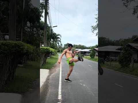 Workout shadow boxing 🥊  #muaythai #shadowboxing #surin #thailand