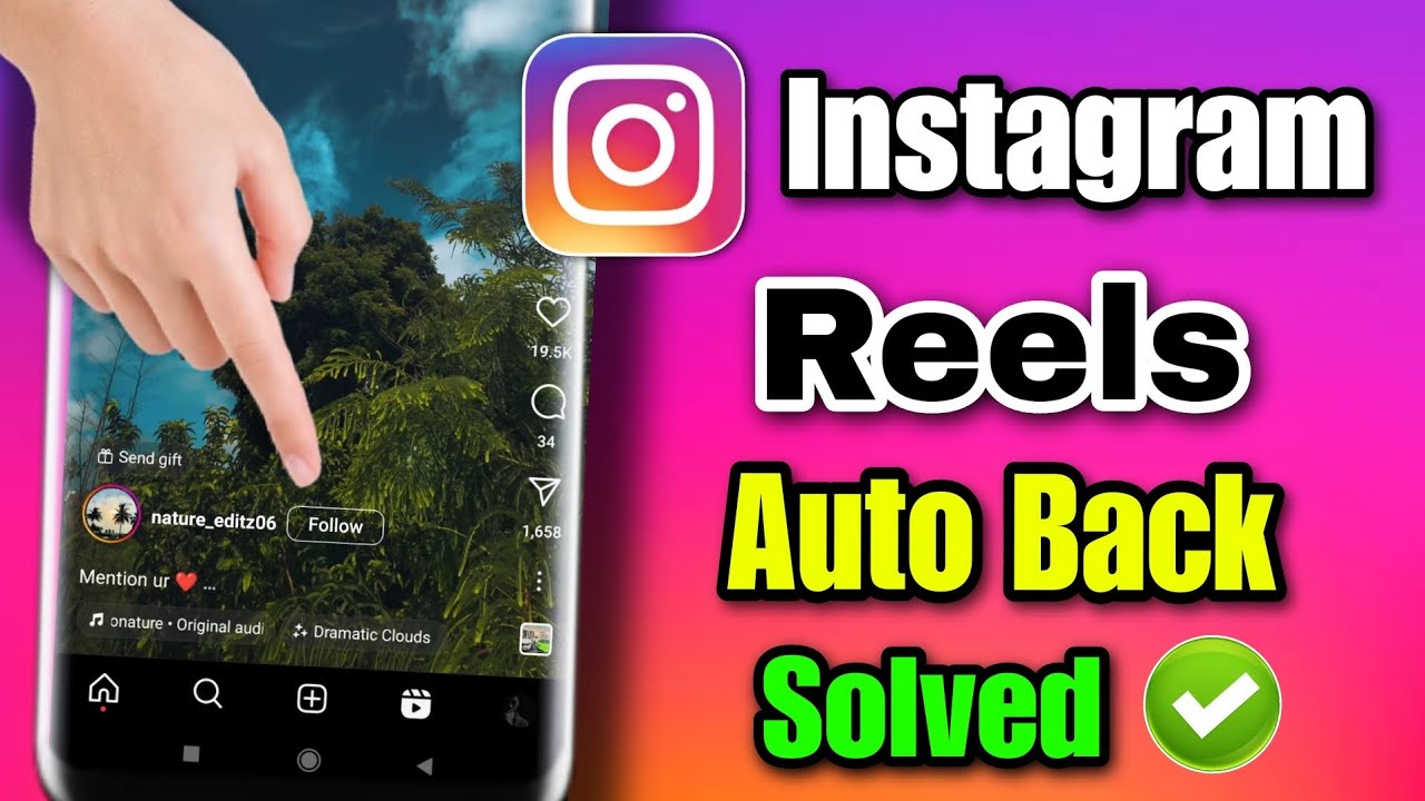 instagram reels auto back ho raha hai | instagram reels auto back ...