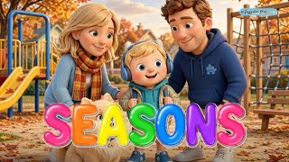 The Seasons Song 🍂🌸☀️❄️ | Spring, Summer, Autumn & Winter | Puzzle Point Preschool Songs