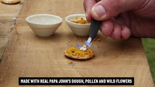 The World's First 'Beezza' (Pizza for Bees)