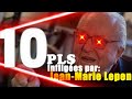 10 pls infliges par  jean marie lepen