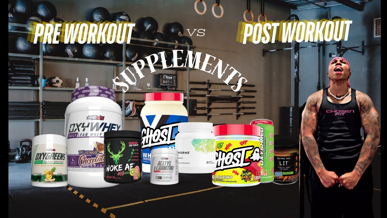 Supplements I Use (PRE VS POST WORKOUT)