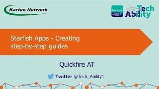 Starfish Apps Creating step by step guides