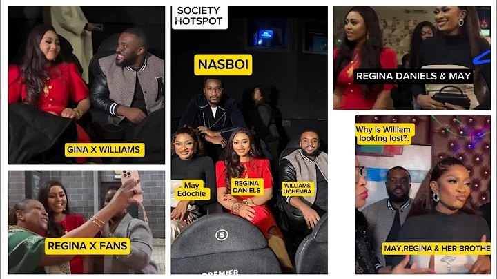 AY,MAY EDOCHIE, REGINA DANIELS, WILLIAMS UCHEMBA & NASBOI STORM LONDON FOR AY'S THE WAITER PREMIERE.