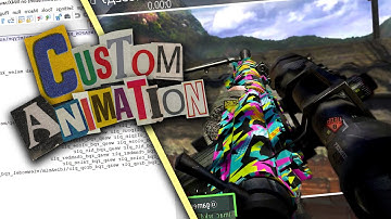 how to make your own custom animations on iw4x