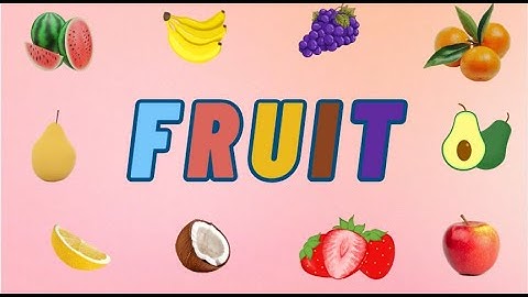 Học Tên Trái Cây Bằng Tiếng Anh 🍎🍌🥭 | Learn Fruit Names in English for Kids | Smart Kids English
