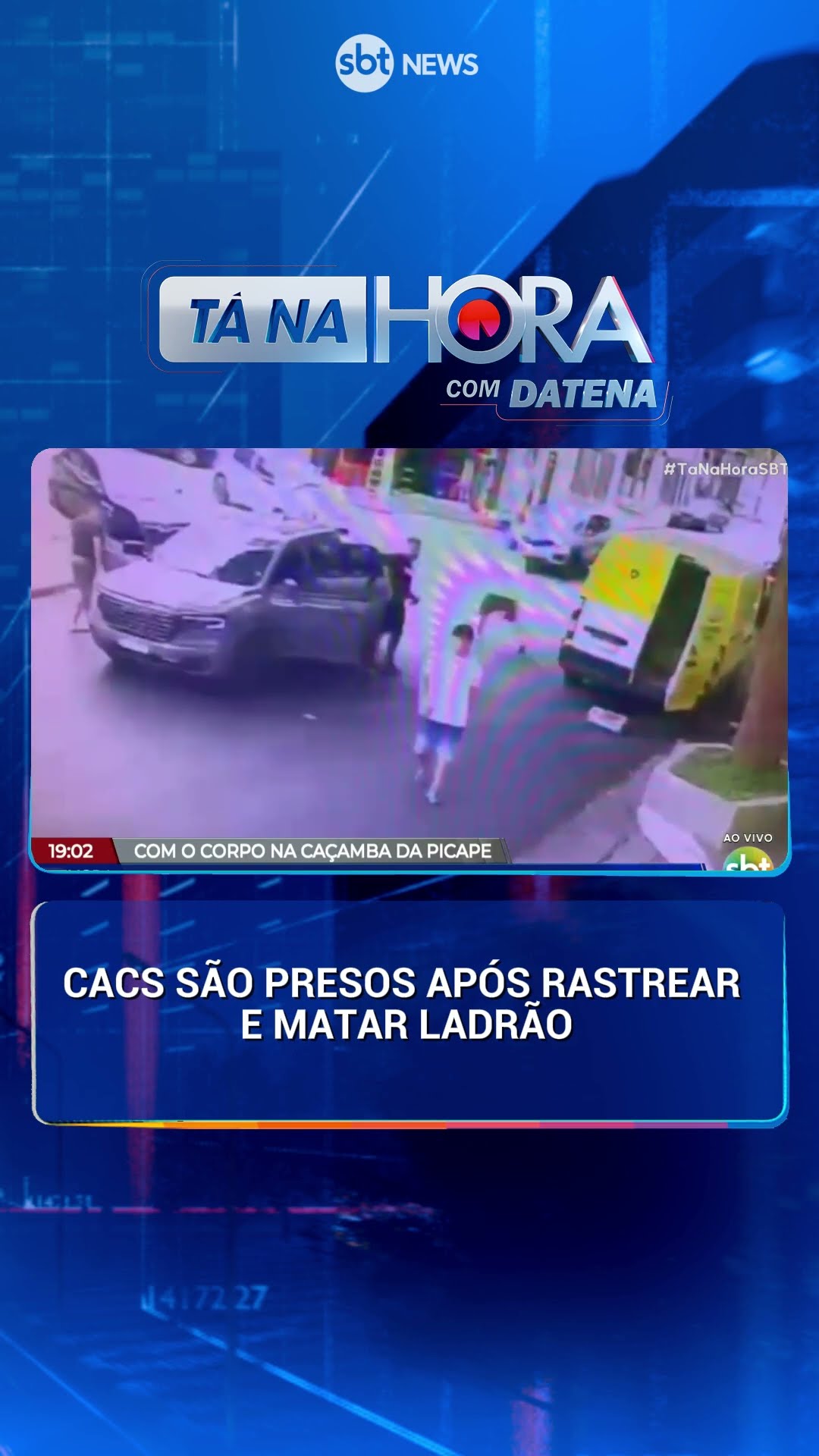 Colecionador de armas rastreia carro roubado e mata suspeito | Tá na Hora (10/12/24)