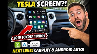Tesla Screen Upgrade in My 2019 Toyota Tundra TRD Pro | Ultimate CarPlay & Android Auto Experience!