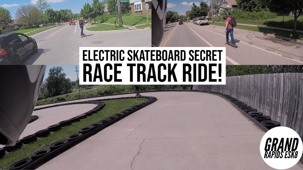 Electric Skateboards on the Race Track! My Secret for Dealing w