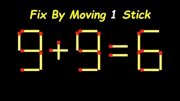 Only 1% Can Solve This Matchstick Puzzle – Move 1 Stick to Win!