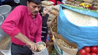 Chatpati Papdi Chaat 20 Rs 6 Piece & Jhal Muri (Masala Muri ) 25 Rs | Street Food New Market Kolkata