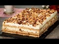 Recette de gateau sans cuisson facile et rapide - Gâteau de biscuits « Lion » | Savoureux.TV