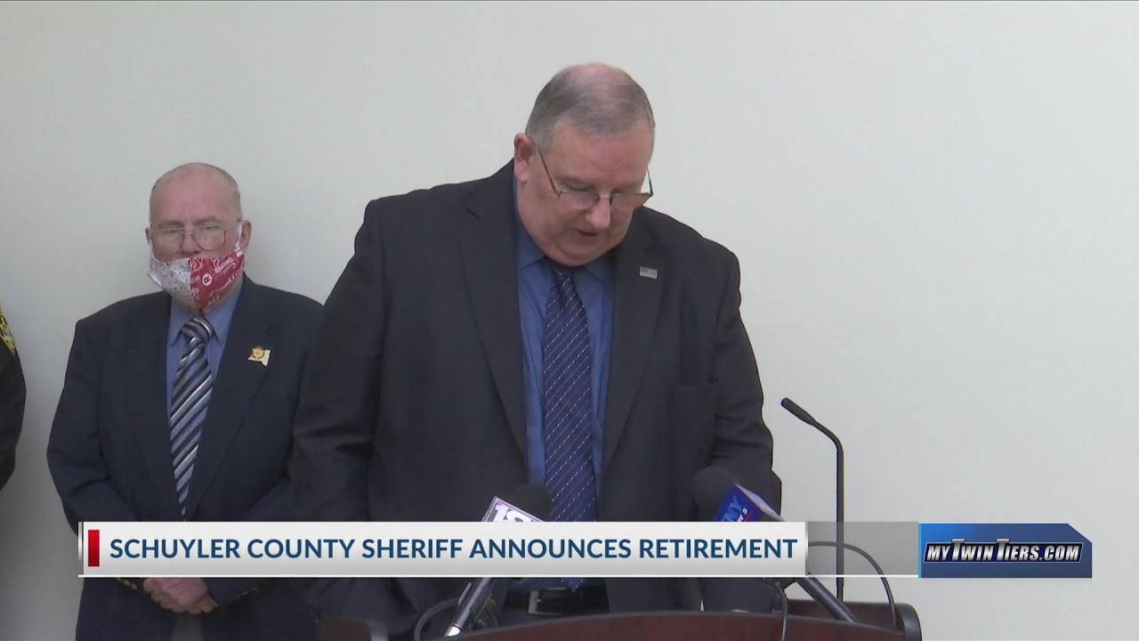 Schuyler County Sheriff announces retirement YouTube