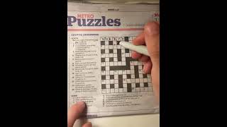 Metro Cryptic Crossword 15/08/25