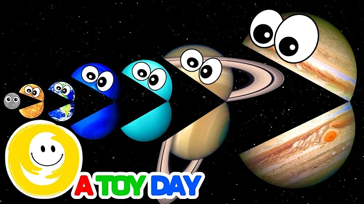 Hungry Planets | Planet SIZES for BABY 🪐🌎🔭☄️⭐ | Funny Planet comparison for kids | 8 Planets sizes