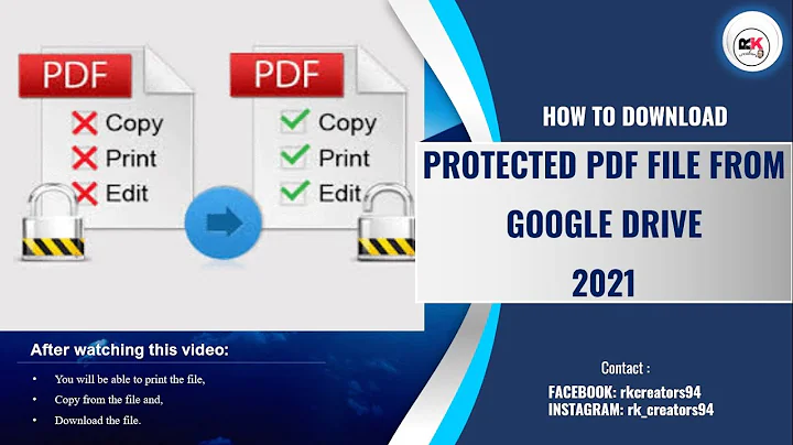 How to Download the Protected Pdf file from Google Drive| Download locked pdf file| View only file