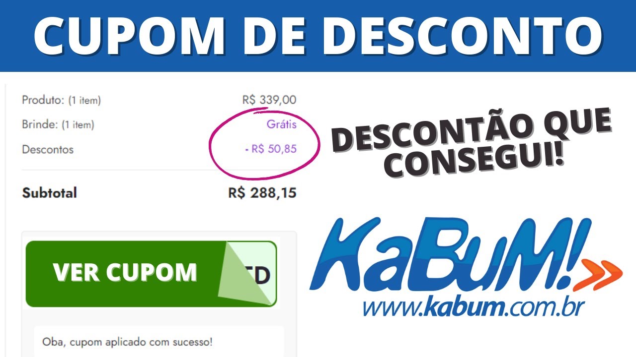 Cupom de desconto KaBuM! - Ofertas e promoções - Dezembro 2023