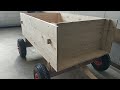 Making a diy hand pulled wagon from wood