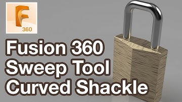 Mastering the Sweep Command: Create a Simple Padlock in Fusion 360