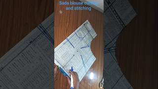 Sada blouse /  4 tucksblouse cutting #youtubeshorts #trendingshorts #shortvideo #shorts #short