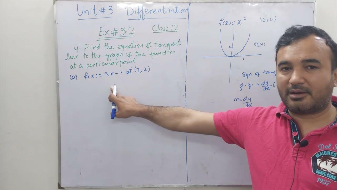 L9 equation of tangent line to the graph of a function ex 3 2 q 4 5