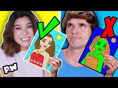 3 Marker Challenge !!! Disney Lion King, Mickey Mouse, Moana Coloring Challenge ~ Pocket.watch