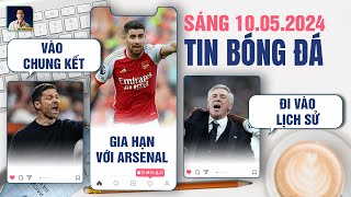 TIN BÓNG ĐÁ 10/5: LEVERKUSEN VÀO CHUNG KẾT, JORGINHO GIA HẠN VỚI ARSENAL, ANCELOTTI ĐI VÀO LỊCH SỬ