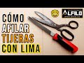 CÓMO AFILAR TIJERAS 🤩 Técnicas fáciles para principiantes y un corte  perfecto GARANTIZADO!👌🏻 