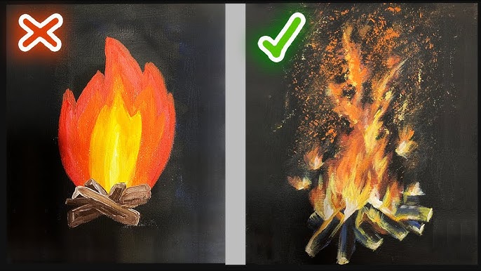 How to Draw FIRE (Easy Drawing Tutorial) 