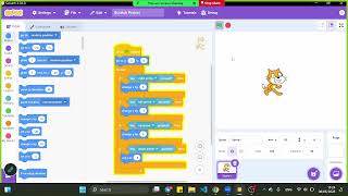 A Scratch application through the first level game: Scratch programming screenshot 1