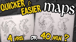 Quicker & Easier Fantasy Maps: New Art Styles for Speed & Ease